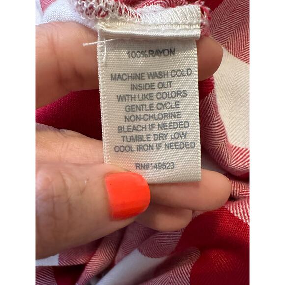 Alexander Jordan red plaid short sleeves button shirt size M - Picture 5 of 13